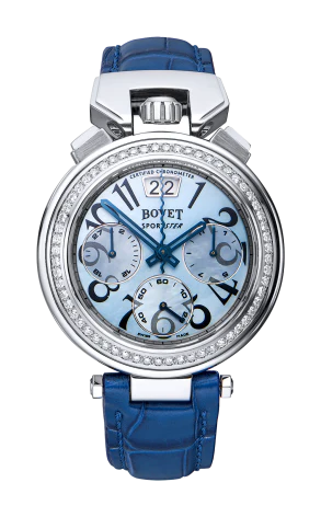 Bovet Sportster Chronograph Stainless Steel & Diamonds Lady's Watch