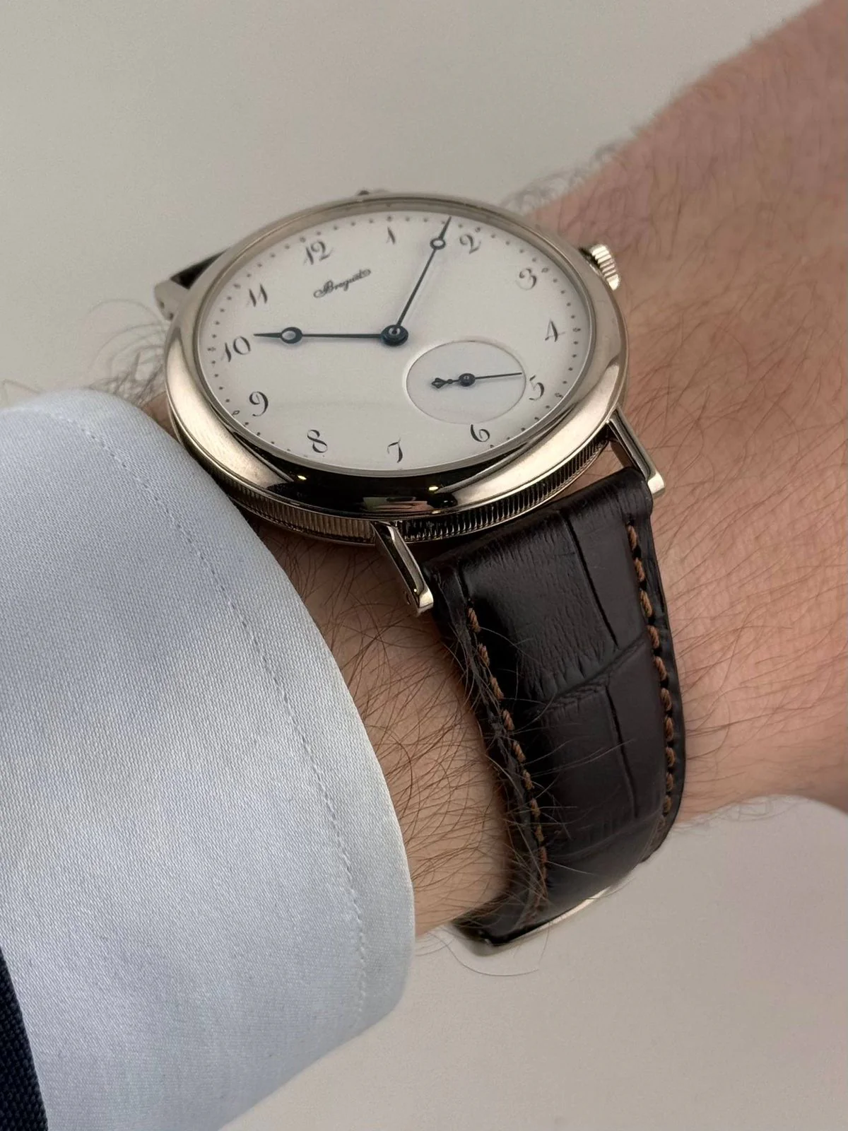 Breguet Classique 18K White Gold Men's Watch - Image 9