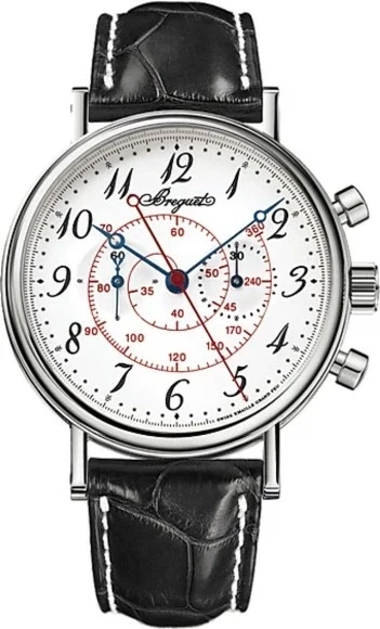 Breguet Classique 5247 Chronograph 18K White Gold Men's Watch