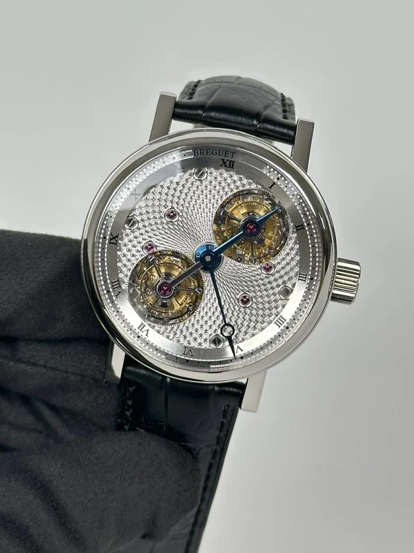 Breguet Classique Grande Complications Double Tourbillon Platinum Men's Watch - Image 3