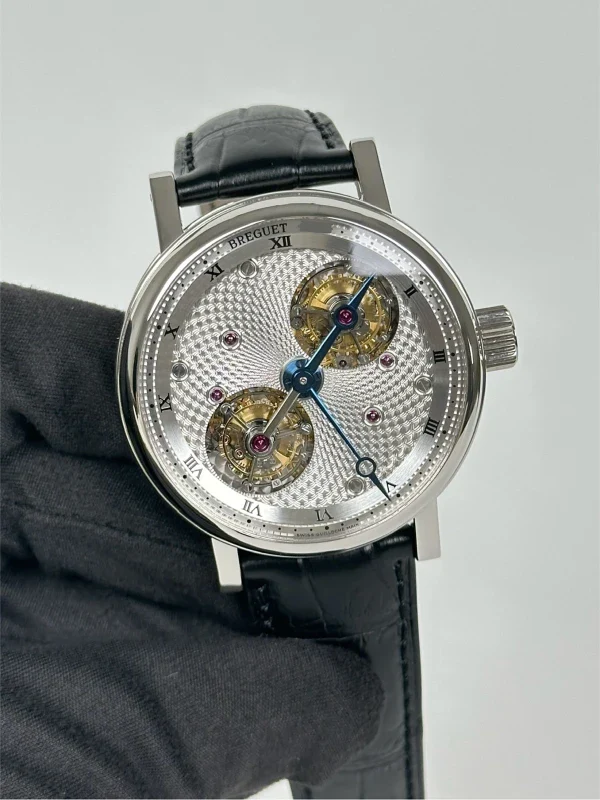 Breguet Classique Grande Complications Double Tourbillon Platinum Men's Watch - Image 4