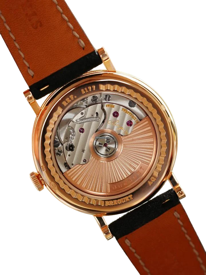 Breguet Classique Moon Phase 18k Rose Gold & Diamonds Men's Watch - Image 3