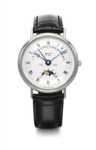 Breguet Classique Perpetual Calendar 18K White Gold Men's Watch