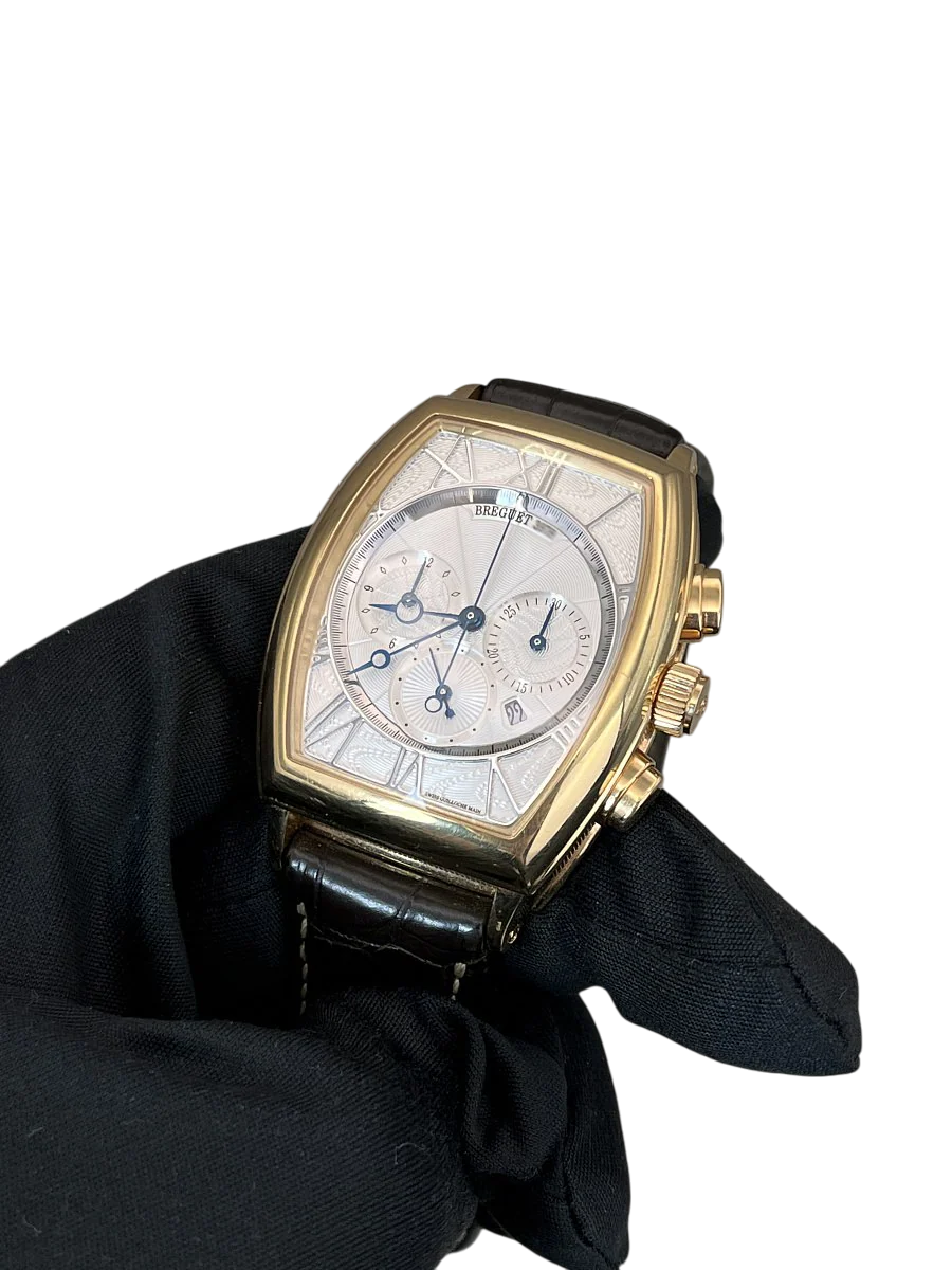Breguet Heritage Chronograph 18K Rose Gold Men's Watch - Image 4