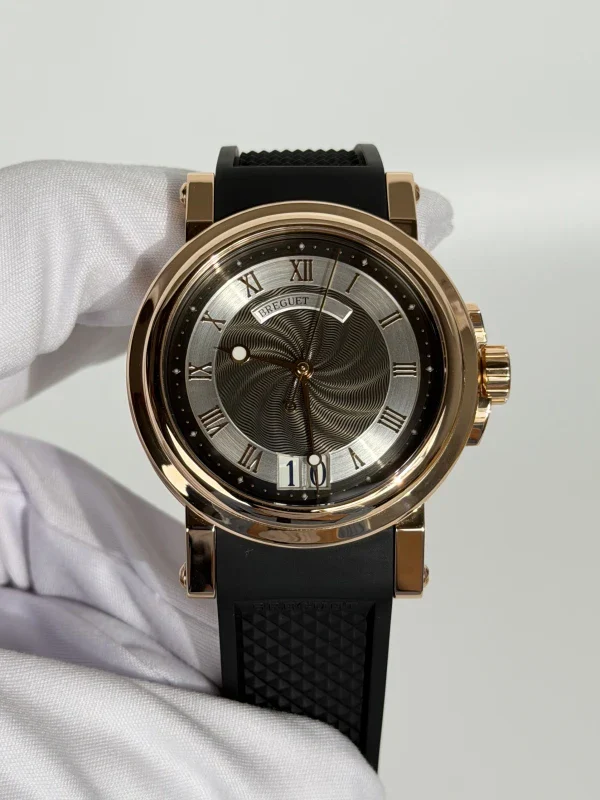 Breguet Marine Automatic Big Date 18K Rose Gold Men's Watch - Image 2