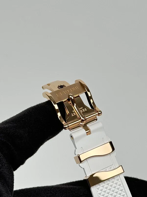 Breguet Marine Chronograph 18K Rose Gold & Diamonds Lady's Watch - Image 10