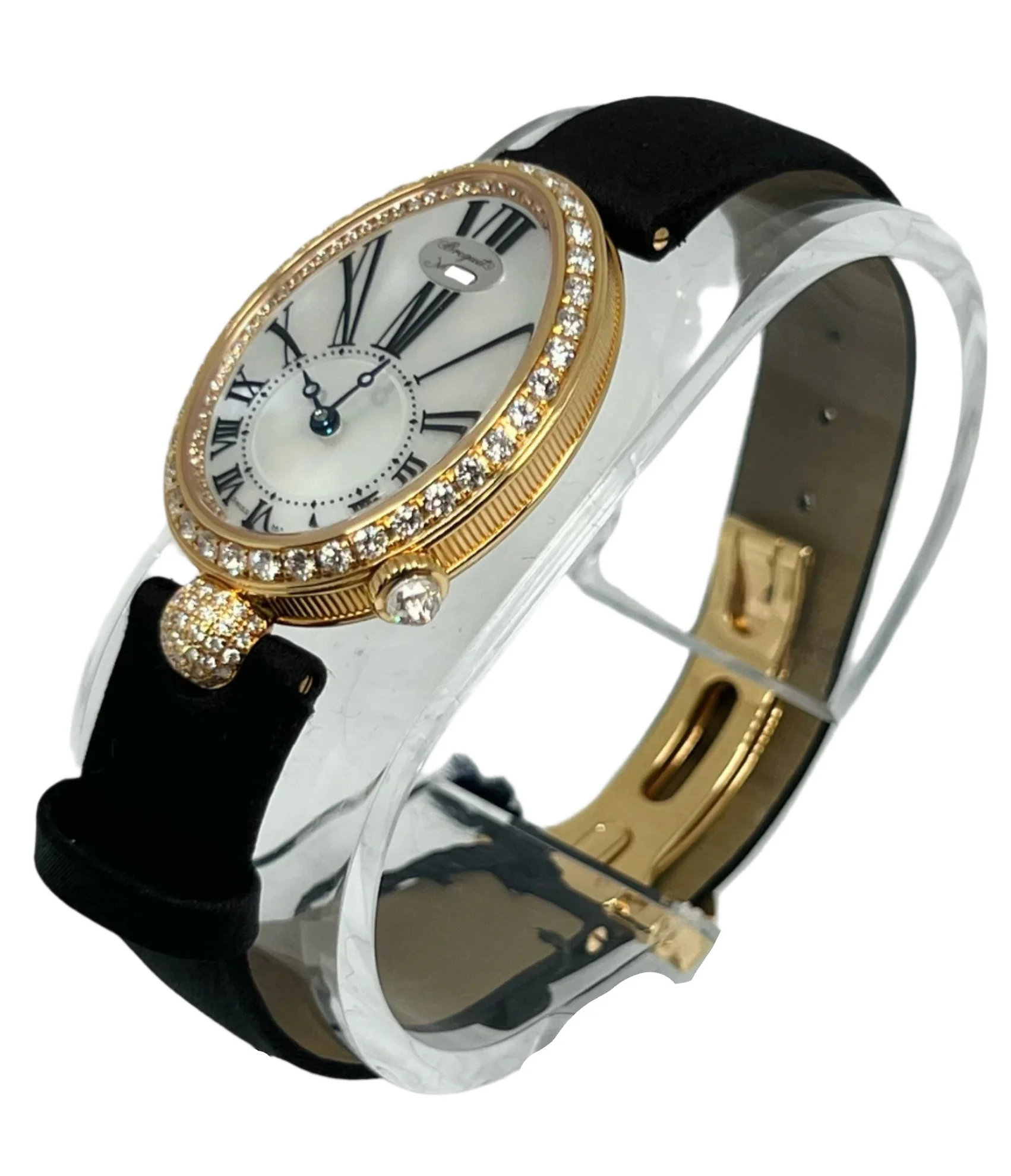 Breguet Reine de Naples 18K Rose gold & Diamonds Lady's Watch - Image 3