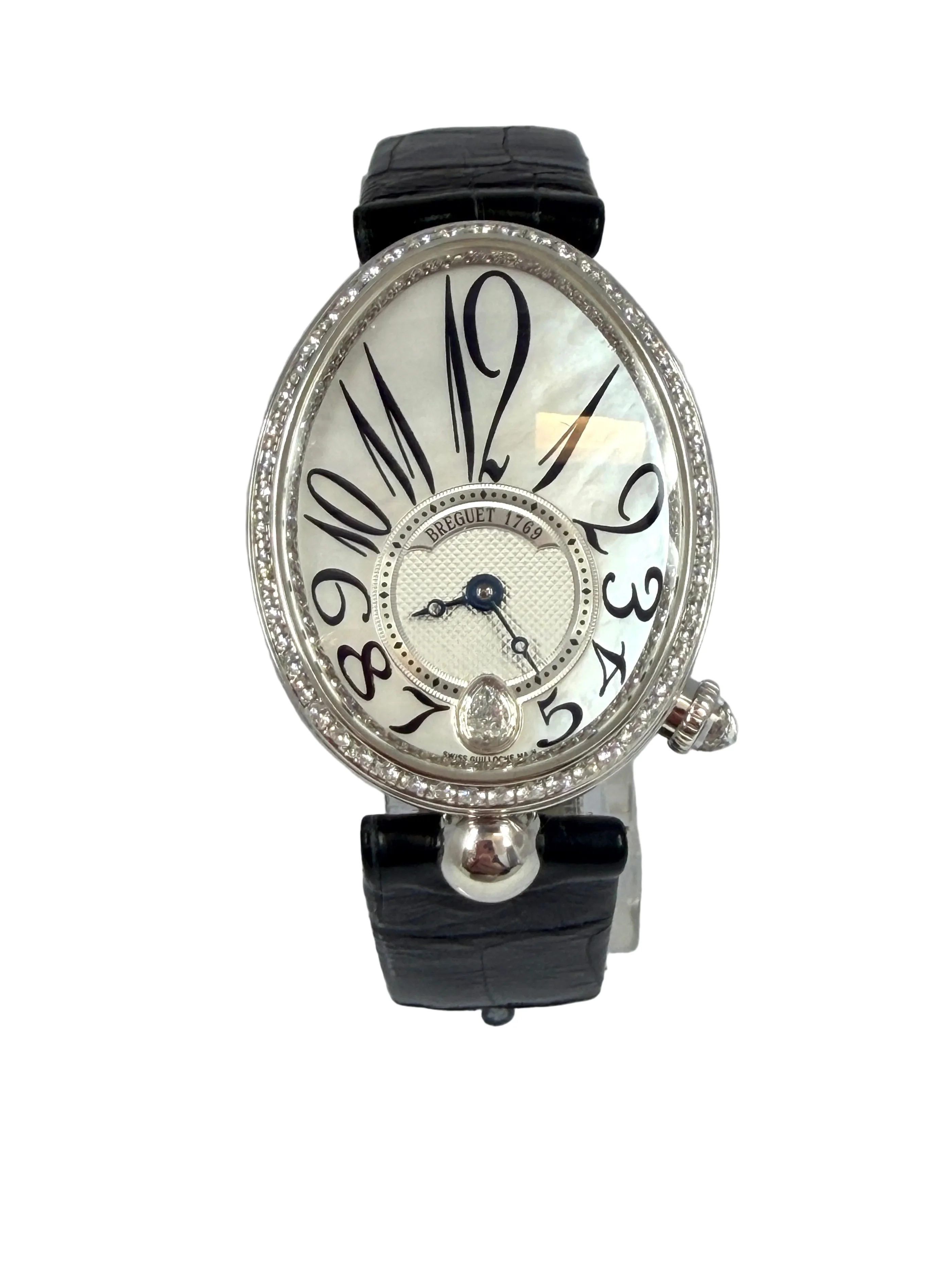 Breguet Reine De Naples 8918 18K White Gold & Diamonds Ladies Watch - Image 2