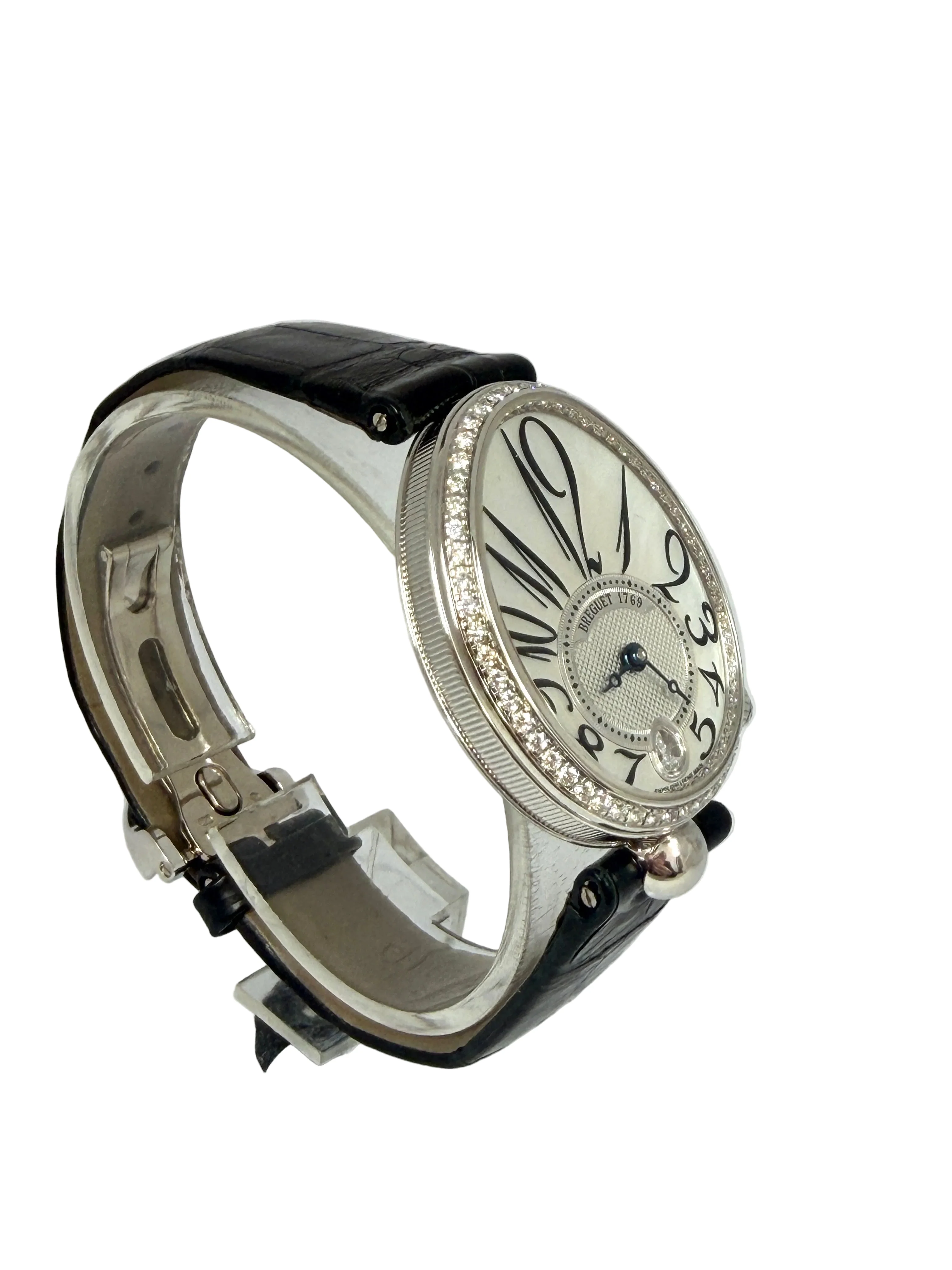 Breguet Reine De Naples 8918 18K White Gold & Diamonds Ladies Watch - Image 4