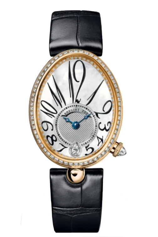 Breguet Reine De Naples 8918 18K Yellow Gold & Diamonds Ladies Watch