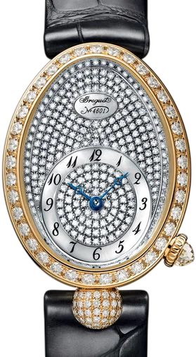 Breguet Reine de Naples Automatic Mini 18K Yellow Gold & Diamonds Lady's Watch