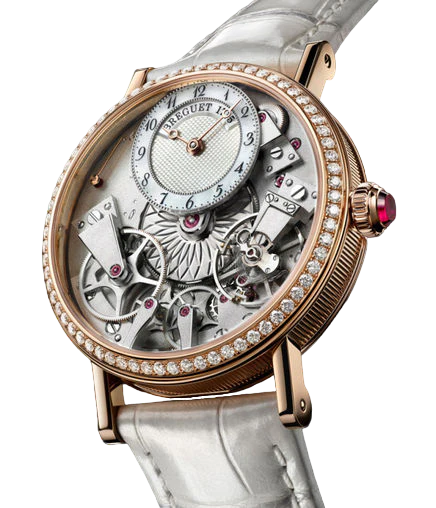 Breguet Tradition 18K Rose Gold & Diamonds Lady's Watch - Image 2