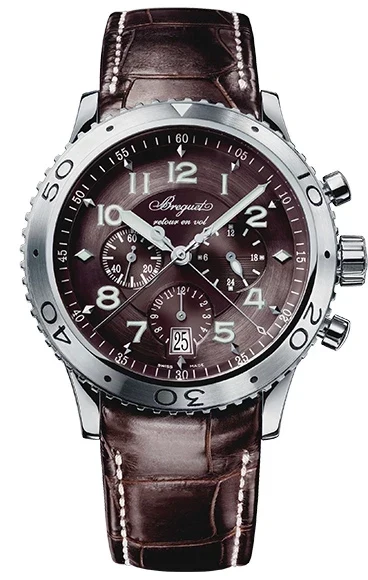 Breguet Type XX - XXI - XXII Flyback Chronograph Stainless Steel Men's Watch
