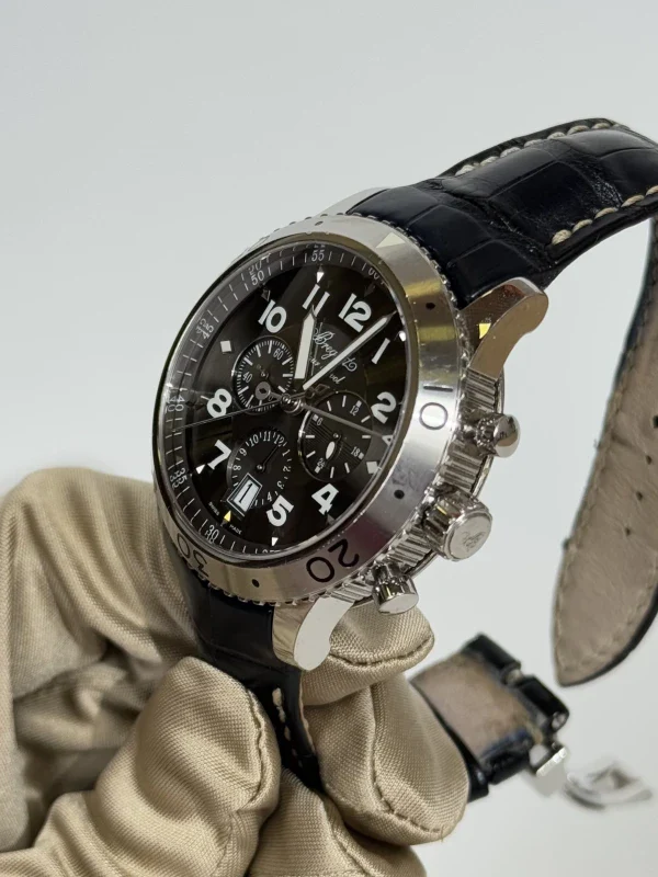 Breguet Type XX - XXI - XXII Flyback Chronograph Stainless Steel Men's Watch - Image 6