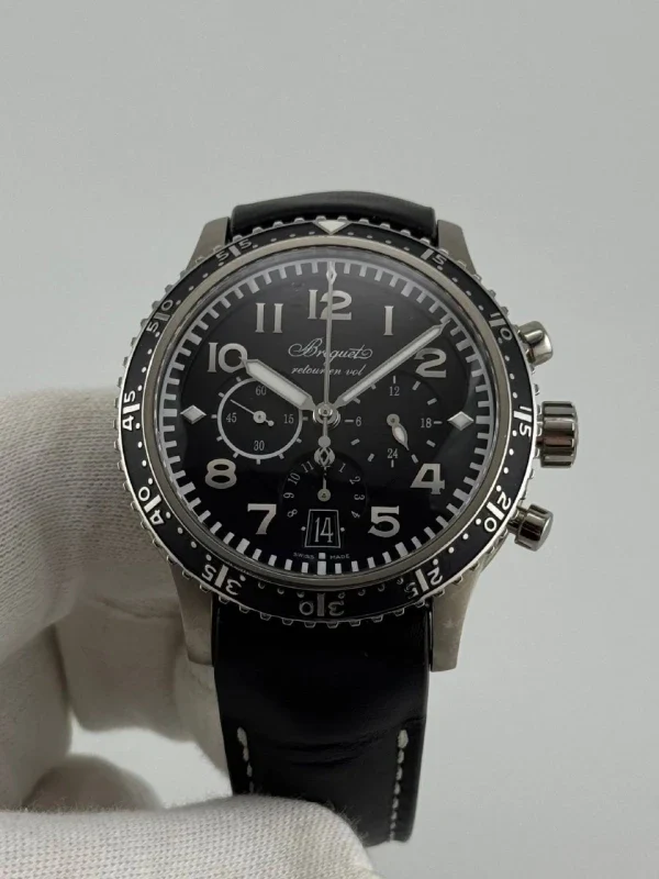 Breguet Type XX - XXI - XXII Flyback Chronograph Titanium Men's Watch - Image 2