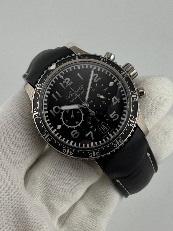 Breguet Type XX - XXI - XXII Flyback Chronograph Titanium Men's Watch - Image 3