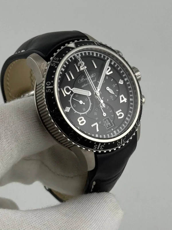 Breguet Type XX - XXI - XXII Flyback Chronograph Titanium Men's Watch - Image 4