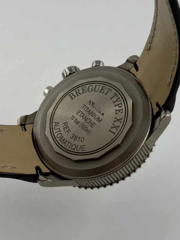 Breguet Type XX - XXI - XXII Flyback Chronograph Titanium Men's Watch - Image 8