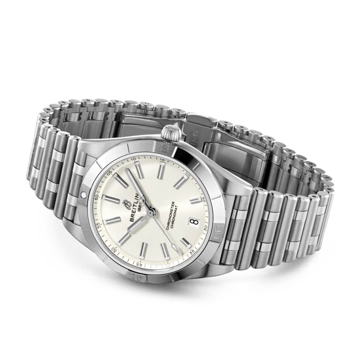 Breitling Chronomat 36 Stainless Steel Lady's Watch - Image 3