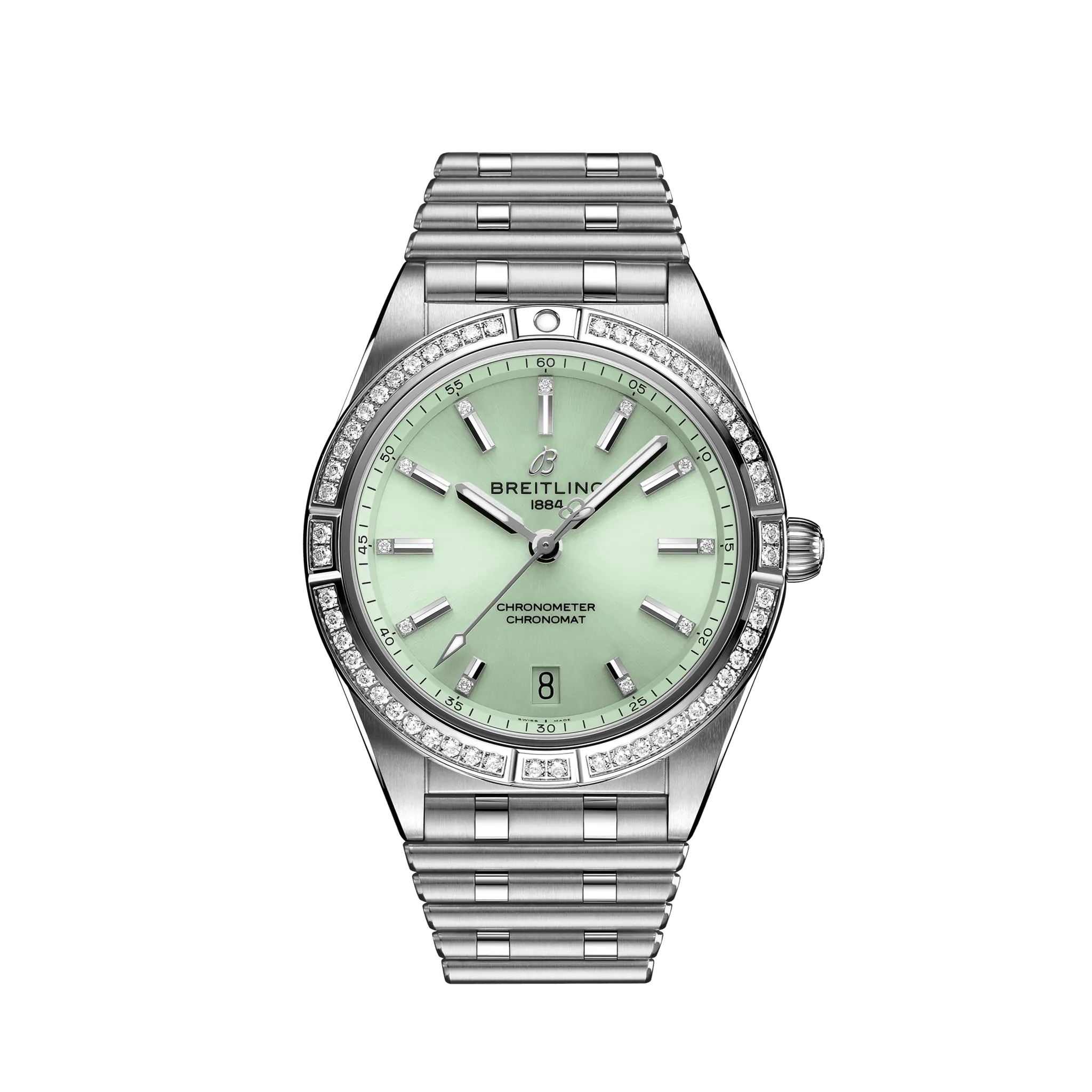 Breitling Chronomat Automatic 36 Stainless Steel & Diamond Men's Watch