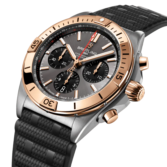 Breitling Chronomat Chronograph Stainless steel & 18k Red Gold Men's Watch - Image 2