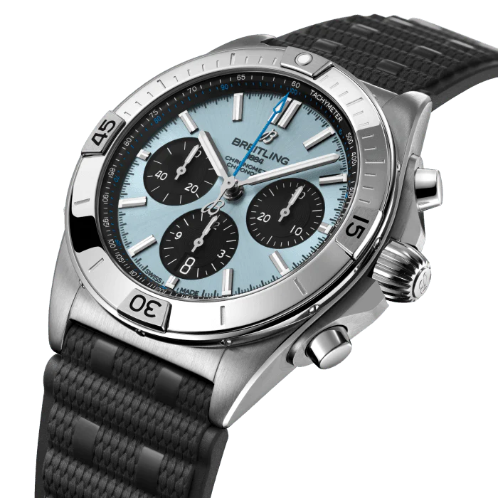 Breitling Chronomat Chronograph Stainless steel & Platinum Men's Watch - Image 2
