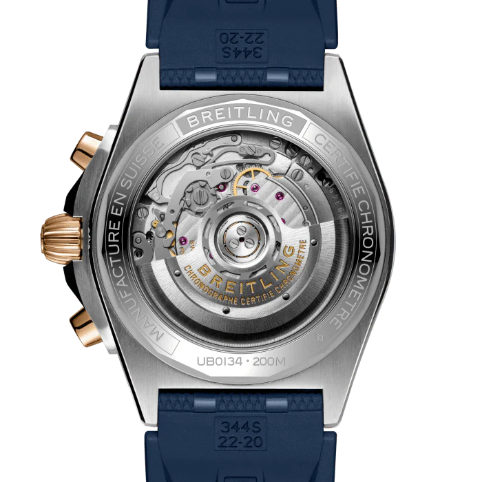 Breitling Chronomat Chronograph Stainless steel & Platinum Men's Watch - Image 4