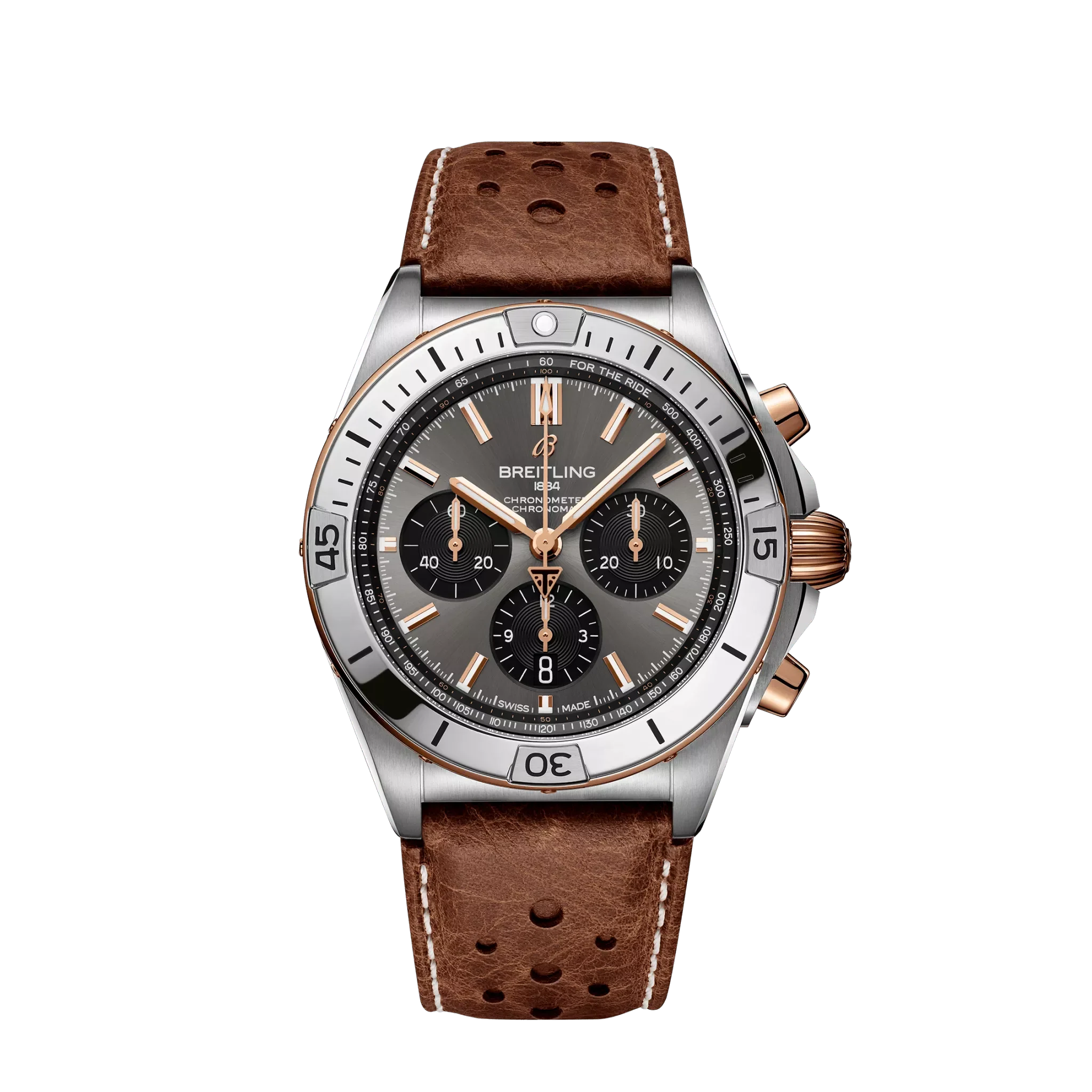 Breitling Chronomat Chronograph Titanium & 18k Red Gold Men's Watch