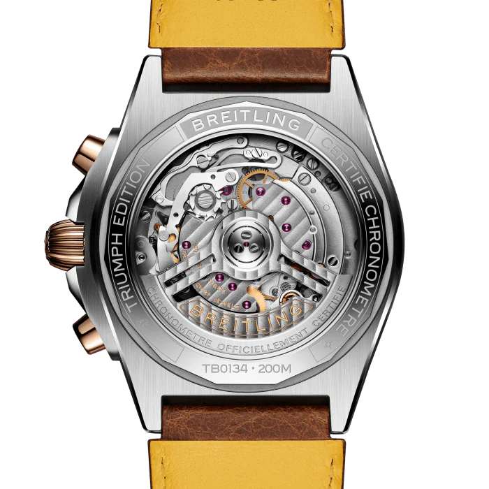 Breitling Chronomat Chronograph Titanium & 18k Red Gold Men's Watch - Image 4