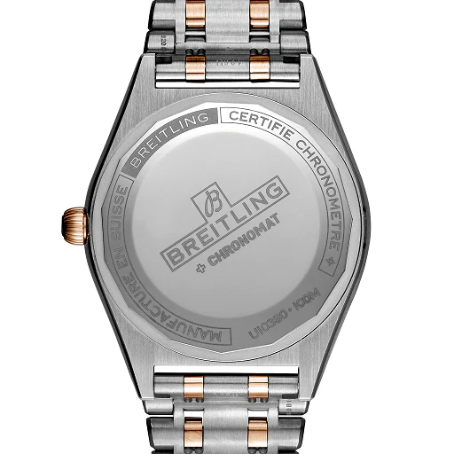 Breitling Chronomat Stainless Steel & 18K Red Gold & Diamonds Unisex Watch - Image 3