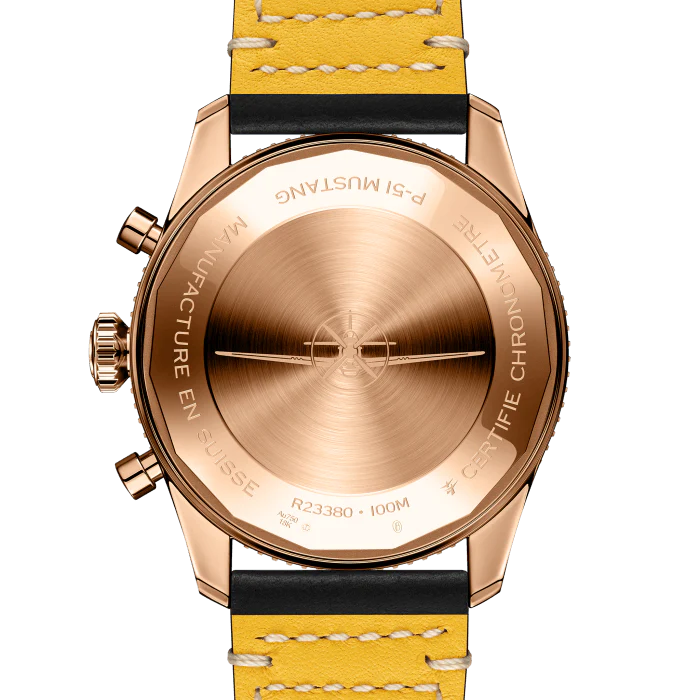 Breitling Classic AVI Chronograph 42 mm 18k Red Gold Men's Watch - Image 4
