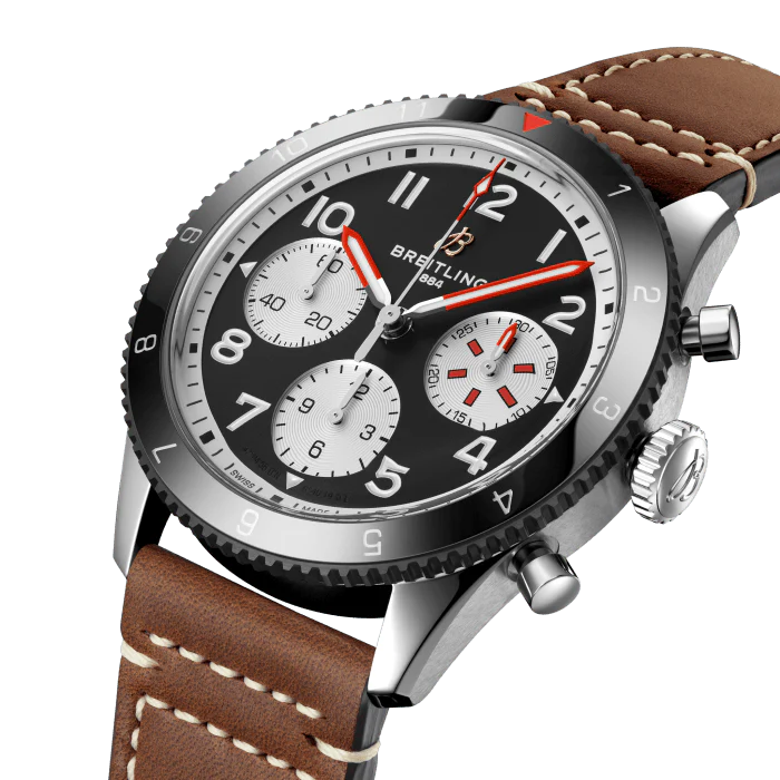 Breitling Classic AVI Chronograph 42 mm Mosquito Stainless steel & Ceramic Men's Watch - Image 2