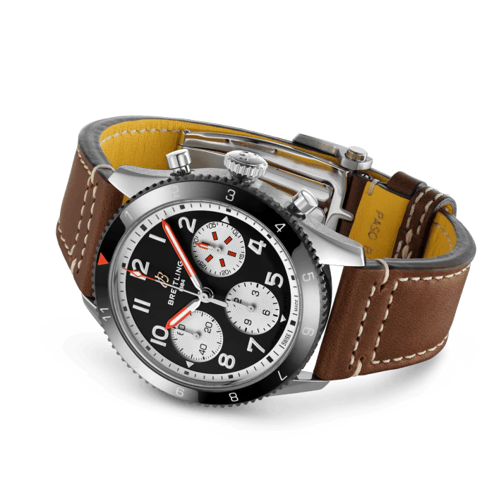 Breitling Classic AVI Chronograph 42 mm Mosquito Stainless steel & Ceramic Men's Watch - Image 3