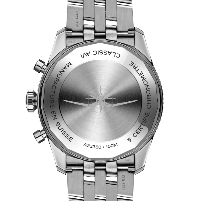 Breitling Classic AVI Chronograph 42 mm Stainless steel Men's Watch - Image 4