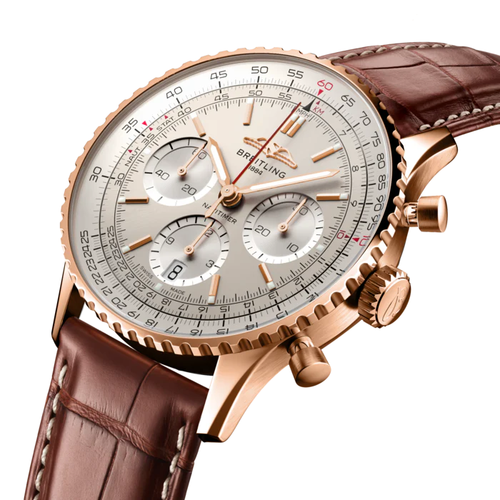 Breitling Navitimer B01 Chronograph 41 18K Red Gold Men's Watch - Image 2