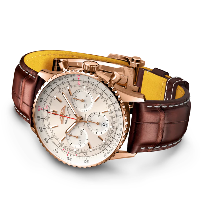 Breitling Navitimer B01 Chronograph 41 18K Red Gold Men's Watch - Image 3