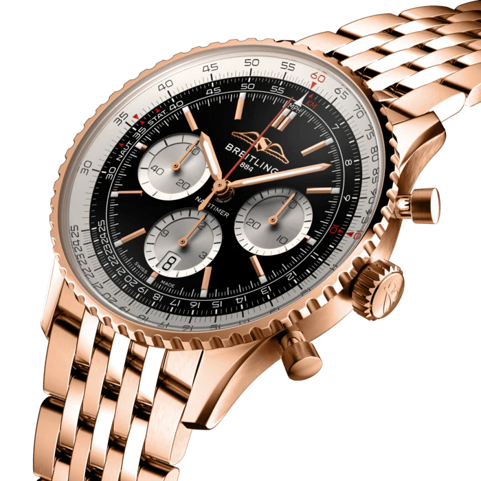 Breitling Navitimer B01 Chronograph 43 18K Red Gold Men's Watch - Image 2