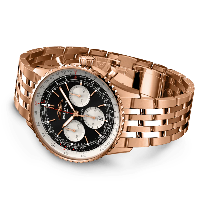 Breitling Navitimer B01 Chronograph 43 18K Red Gold Men's Watch - Image 3