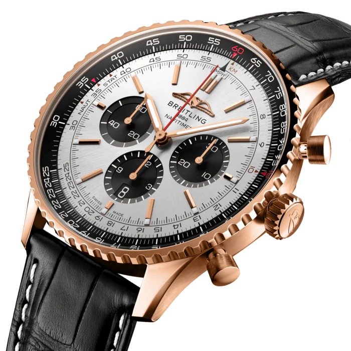 Breitling Navitimer B01 Chronograph 46 18K Red Gold Men's Watch - Image 2