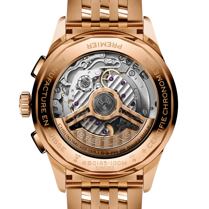 Breitling Premier B01 Chronograph 42 mm 18K Red Gold Men's Watch - Image 4