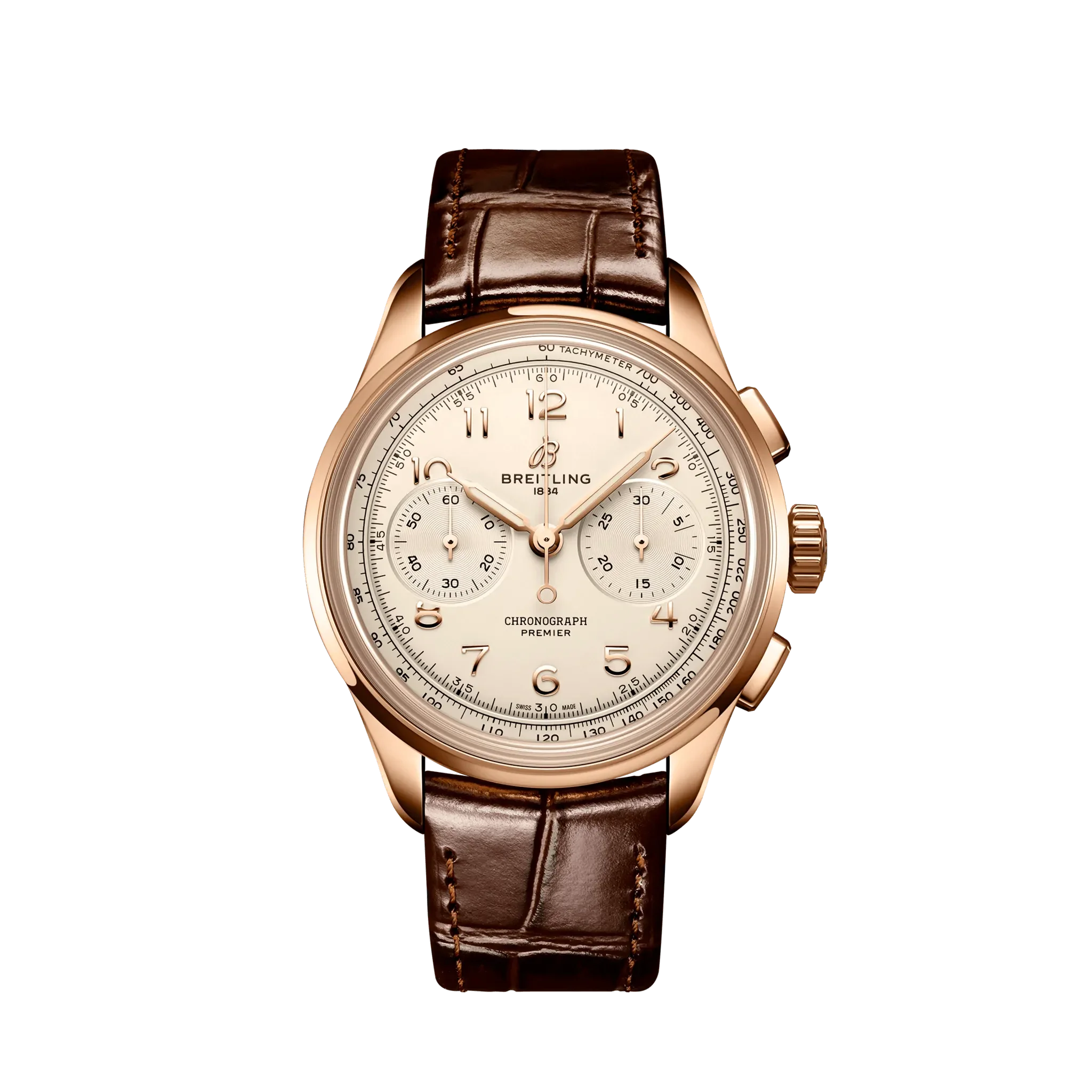 Breitling Premier B09 Chronograph 40 18K Red Gold Unisex Watch