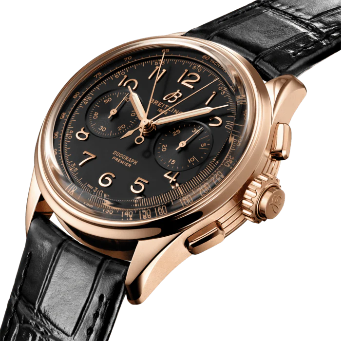 Breitling Premier B15 Chronograph Duograph 42 18K Red Gold Men's Watch - Image 3