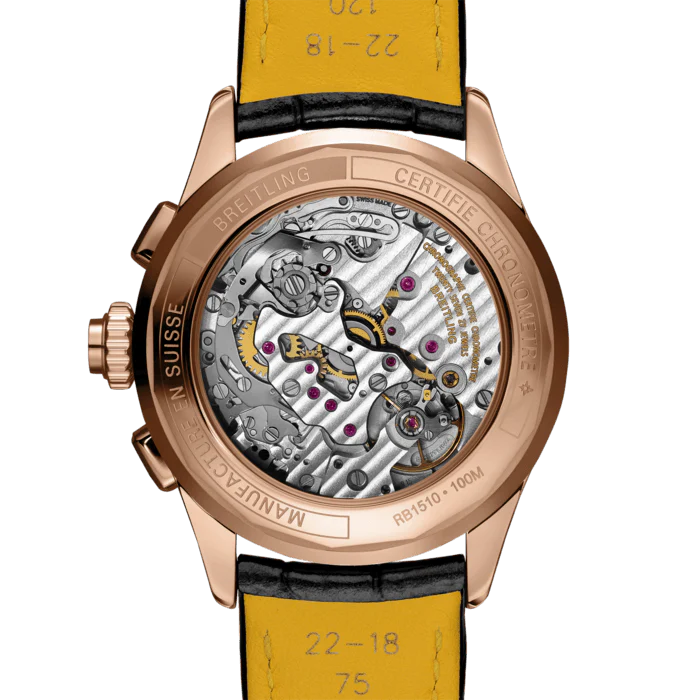 Breitling Premier B15 Chronograph Duograph 42 18K Red Gold Men's Watch - Image 4