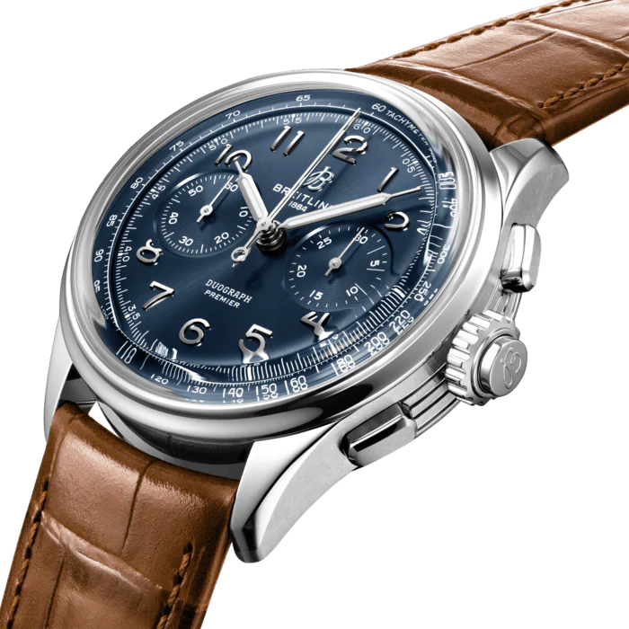 Breitling Premier B15 Chronograph Duograph 42 Stainless Steel Men's Watch - Image 3