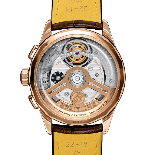 Breitling Premier B21 Tourbillon Chronograph 42 18K Red Gold Men's Watch - Image 3