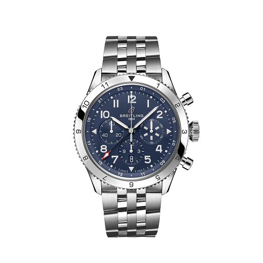 Breitling Super AVI Chrongraph GMT Stainless steel Men's Watch