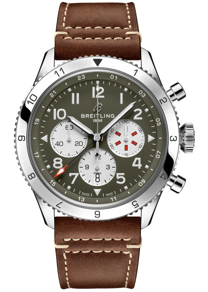 Breitling Super AVI Chronograph Stainless Steel Men's Watch