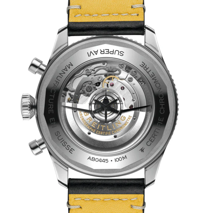 Breitling Super AVI Chronograph Stainless Steel Men's Watch - Image 2