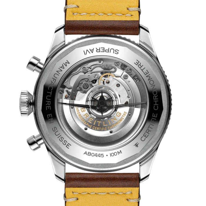 Breitling Super AVI Chronograph Stainless Steel Men's Watch - Image 2