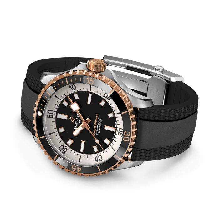 Breitling Superocean Automatic 42mm Stainless steel & 18k Red Gold Men's Watch - Image 3